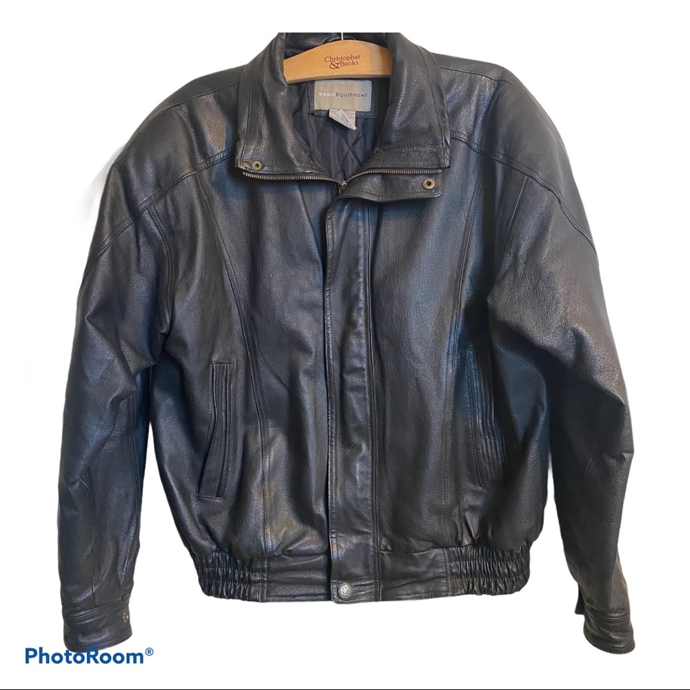 Basic Equipment Leather Jacket size: Med
